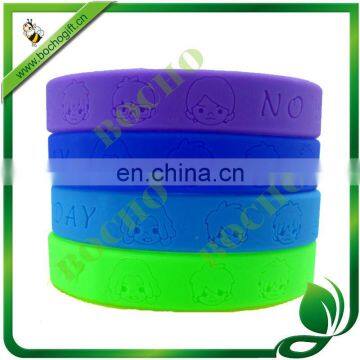 Promotion Custom Silicone Rubber Wristbands For Wholesaler