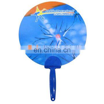 brands custom making plastic hand fan for advertisement gift