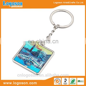 Travel Souvenir Venice Foil Paper Rectangular Keyring