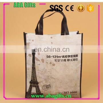 Promotional advertising multifuntional printed custom made foldable shopping bags