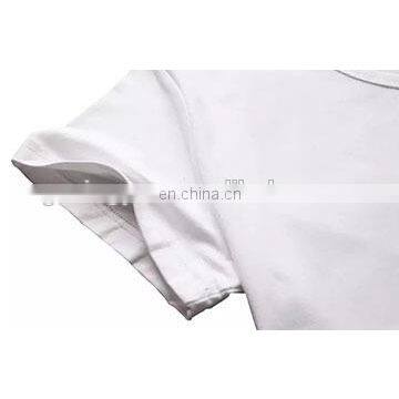 Modal Round Neck T-shirt For Female Cheap White Women T-shirt for Heat Press Printing