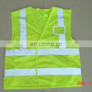 Reflective Safety Vest Roadway Hi-vis Reflective Green Color Clothing Workwear Uniform photo-4
