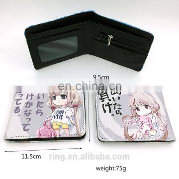 Anime IDOLM STER Cosplay Leather Wallets For woman girls