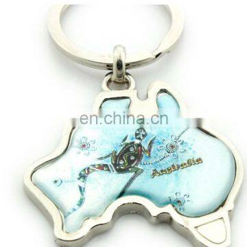 Australia Map shape keychain