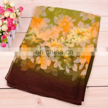 Ladies New Printed Silk Chiffon Scarf Wholesale photo-5