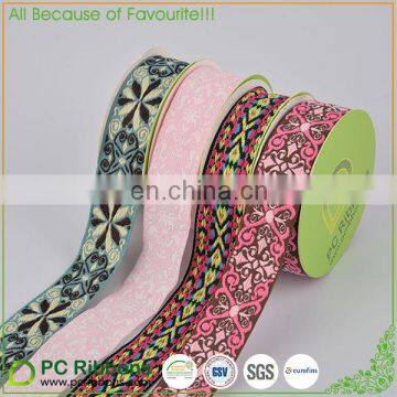 PC Wholesale factory customis beautiful Jacquard Ribbon