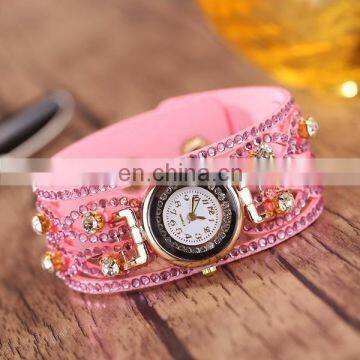 New arrival rhinestone wrist watch hand watch for girl