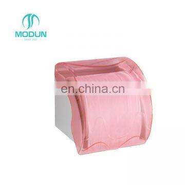 pink abs plastic jumbo roll paper towel tissue paper holder