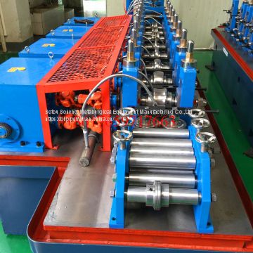 high frequency straight seam welding carbon steel construction pipe making machine