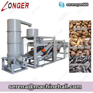 Whole Sunflower Seed / Hemp Seed Shelling Dehulling Machine Low Cost photo-2