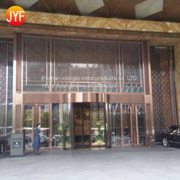 Jyf0043 Stainless Steel Decorative Perforated Partition Panels Indoor Screens Laser Cut Metal Room Dividers