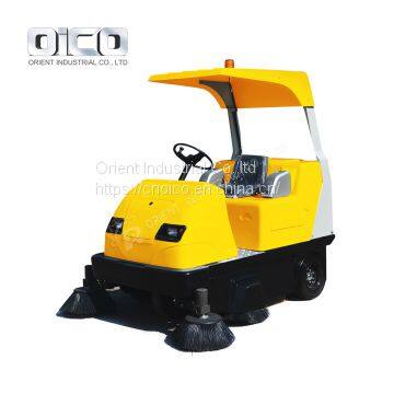 OR-E8006 airport runway sweeper /ride on compact sweeper /electric floor sweeper