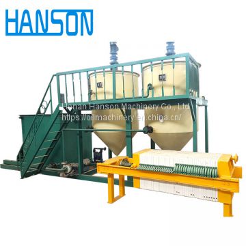 Vegetable castor mustard corn oil refining machine used cooking oil refinery machine