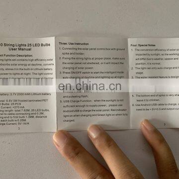 25FT 25 Pcs G40 LED Bulb Solar String Light Outdoor for Garden Patio Wedding photo-6