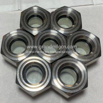 M27X1.5 Stainless Steel 304 Oil Level Sight Glass Oil Level Checking View Ports