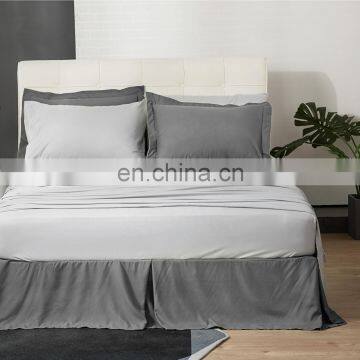 High End Perfect Textiles Bed Set Bedroom Heavy Twin Queen Super King Size Microfiber Duvet Comforter With Bedding Skirt photo-4