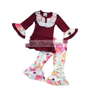 Bulk wholesale kids clothing set fashion children girls boutique clothing