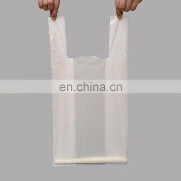 Home Compost Bag Cornstarch Compostables Green Shopping Carrier Packing T Shirt  Bags With High Quality