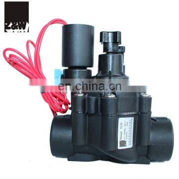 irrigation solenoid valve 1 inch plastic with flow control 101DH DN20 Z&W jensengauto BSP HVF DVF series