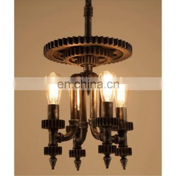 Retro Iron Industrial chandelier vintage hanging lamp