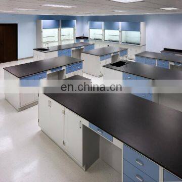 Epoxy Resin Work Top Lab Wall Side Table Bench for University Lab Used photo-5