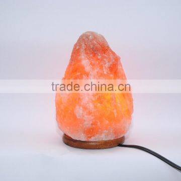 Himalayan Rock Salt Lamps Natural Ionizer 2.7 to 3.3 Kg UL Approved 6 Feets Cord Bulb w Base