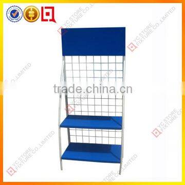 Metal drinking bottle shelf display/store display racks