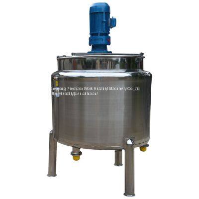 Manufacturing Plant Mechanical seal base double jacketed paint Vacuum mixing tank