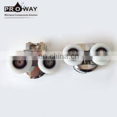 Hanging Shower Bearing Rollers Wheels Sliding Door Double Roller Pulley