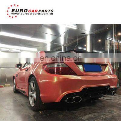 SLK Class R172 Slk200 Slk300 Body Kit for R172 SLK200 SLK250 SLK300 to WD Style With Bumpers and Exhaust Tips photo-5
