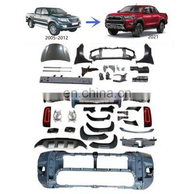 HILUX VIGO 2005-2014 Facelift body kits Upgrade to HILUX Rocco 2021