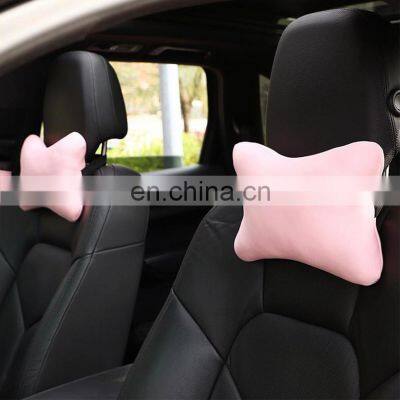 Car Neck Pillow Head Pillow Bow Ice Silk Summer Hot Selling Car Neck Adjustable photo-2