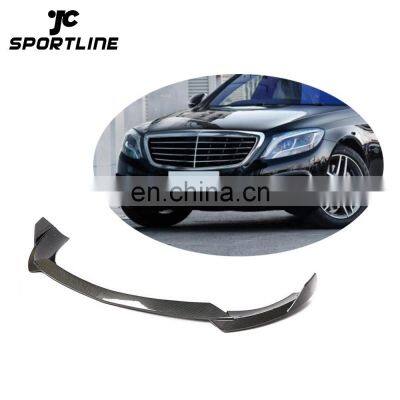 Carbon Fiber W222 Front Lip for Mercedes Benz S-Class 4-Door 2014-2017