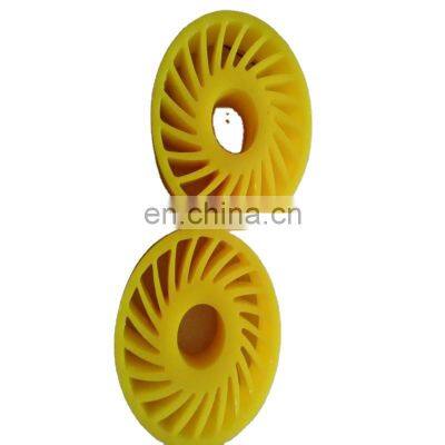 China supplier hot sale pu polyurethane compliant leading edge sun feeding wheel