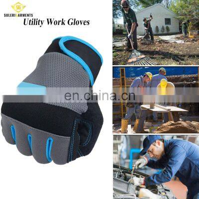 Customize Logo Grip Yard Work Assembly Gloves, Flexible Utility Touch Screen Mechanic Gloves photo-5