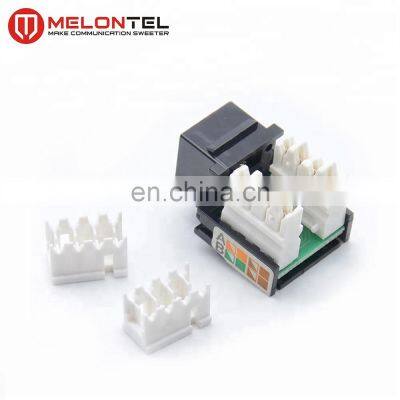 MT-5104 Cat5e cat6 keystone jack rj45 connector with 110 IDC