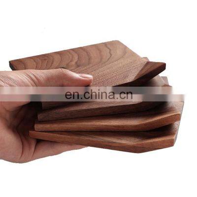 high quality environmentally waterproof 100% natural wooden coffee cup mat