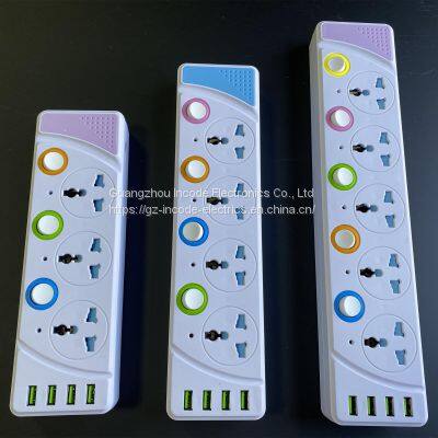 SPIKE GUARDS&spike Guard Individual Switch 3/4/5 Scoket With USB Charging 623 624 625 photo-2