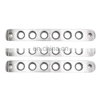 Two door aluminum silvery Handle Inserts For Jeep Wrangler JK JKU 2007-2018