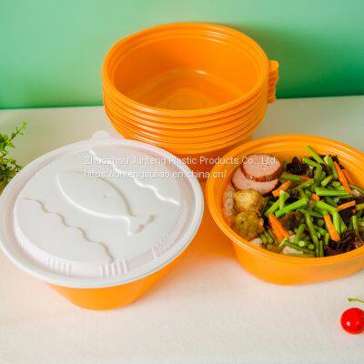 Round Bowl Disposable Togo Soup Packaging Container 1000ml 1300ml Bowl photo-4
