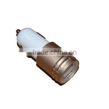 2 Port Micro USB Auto Charger Portable Cell Phone Charger Bullet With Three Color Base photo-5