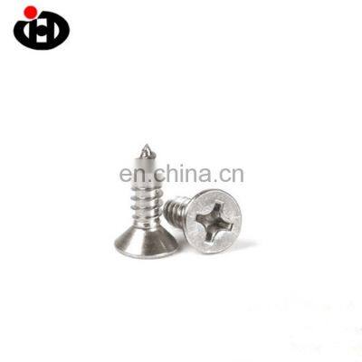 High Quality JINGHONG Cross Recessed Flat Head  Phillips Self Tapping  Screw DIN 7982