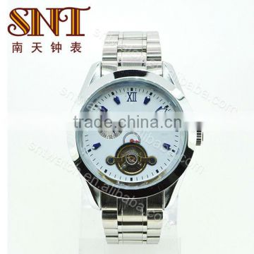 SNT-ME030A stainless steel case back mechanical watch water resistant watch 30m