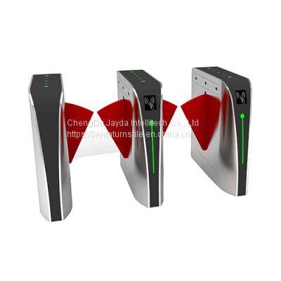 Crowd Control Flap Gate Security Turnstile/ Automatic Flap Barrier Turnstile/flap Barrier Gate photo-2