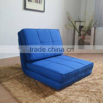 Living Room One Seat Folding Furniture Metal Frame Chair Floor Sofa Bed