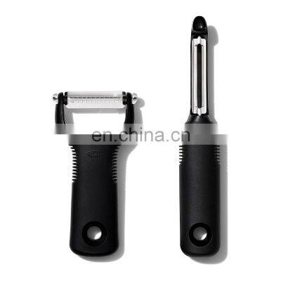 Vegetable Peeler for Kitchen Potato Peelers Fruit Straight Blade Durable Non-Slip Handle Set of 2