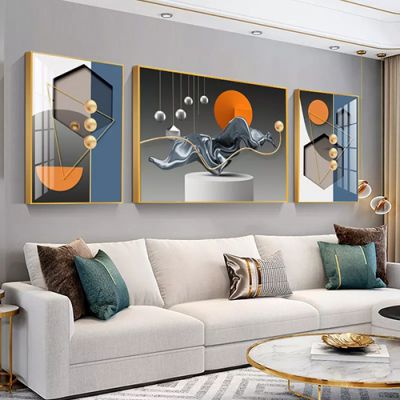 Abstract art painting modern wall art decorative crystal porcelain painting