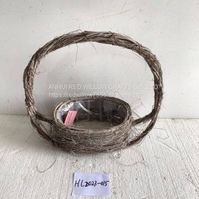 Flower Basket Gardening Basket Single Handle for Gardening Using photo-4