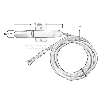 Modbus Temperature Sensor RS485 Temperature Humidity Transmitter With Modus RTU photo-3