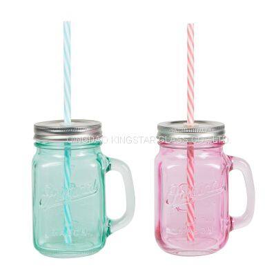 Color Glass Mason Jar photo-3